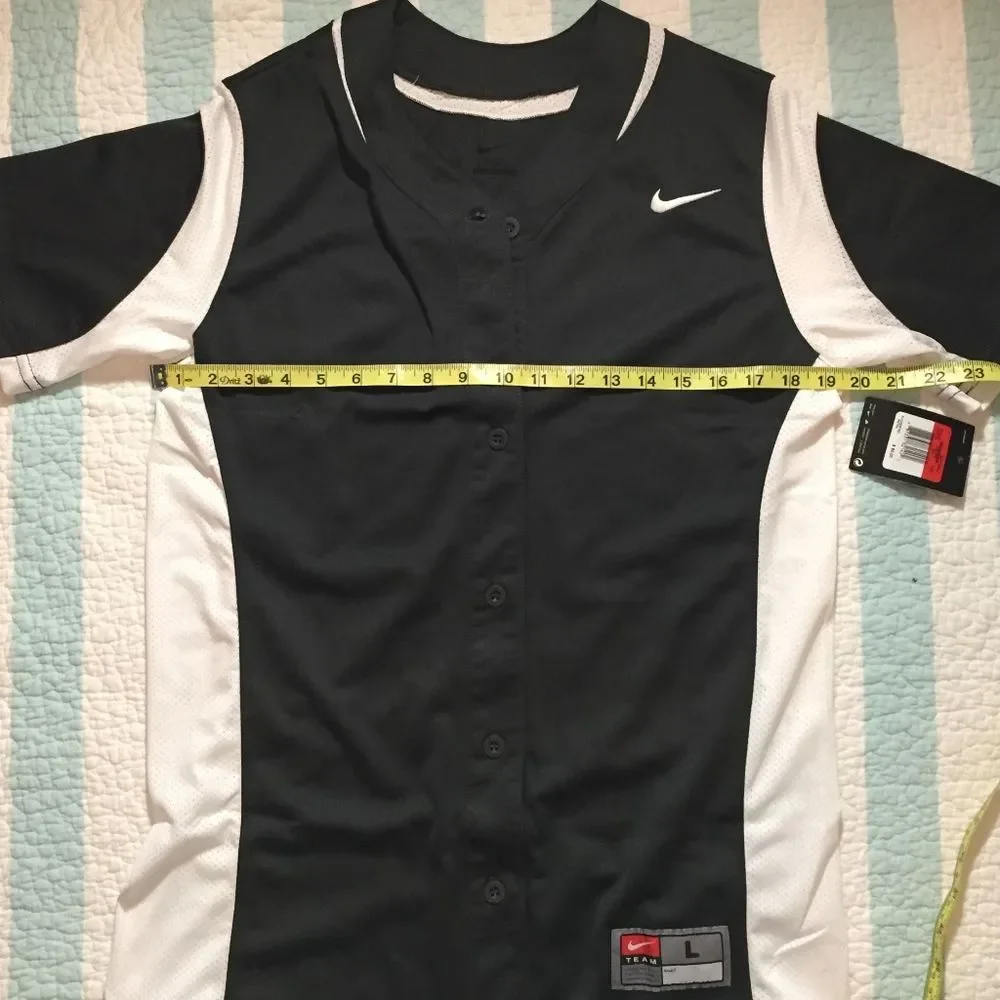NWT Nike Women's Softball Jersey Athletic Large Dark Gray‎